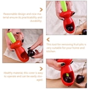 OUNONA Red Date Core Removers Cherry Fruit Corers with Comfortable Handle 2 Pieces