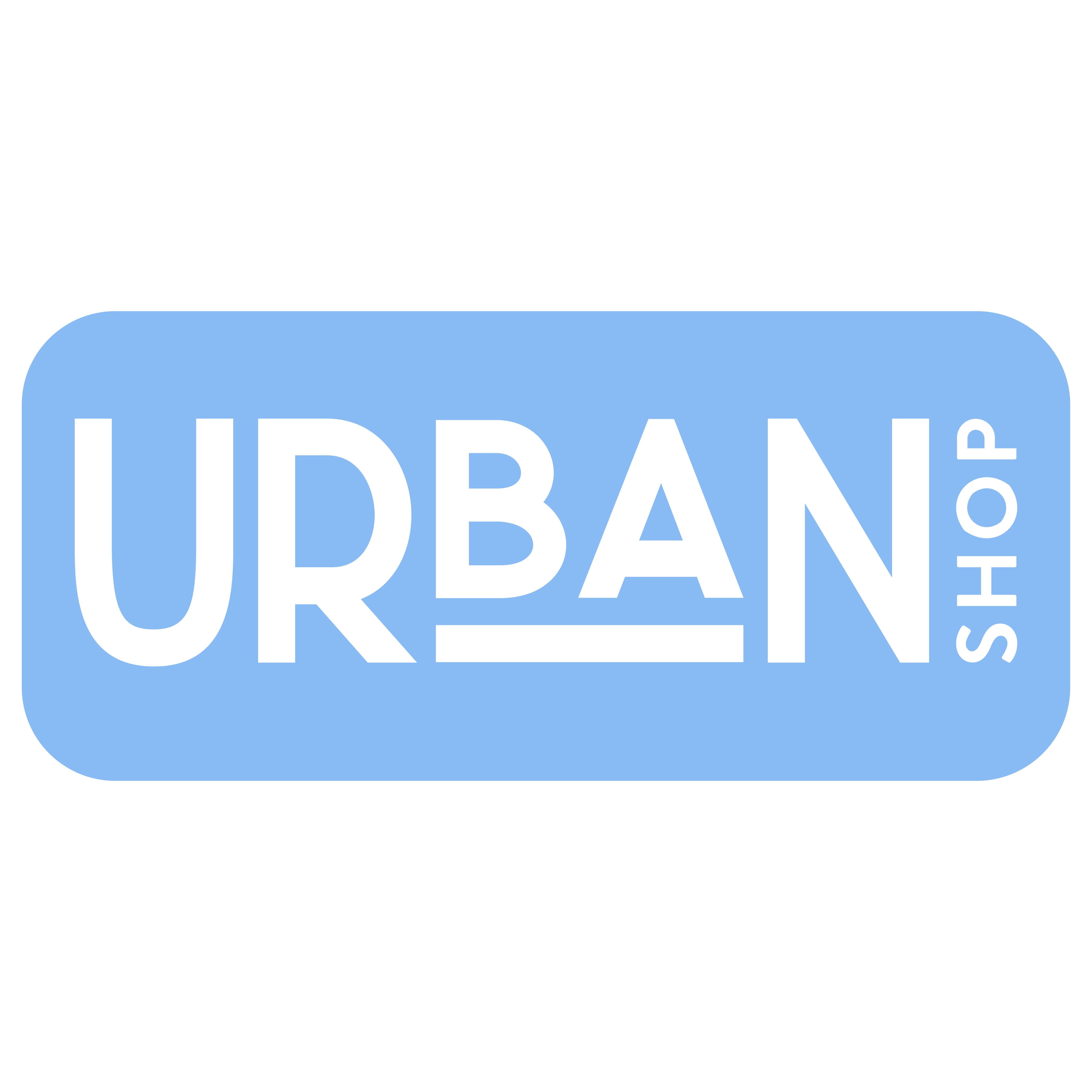Urban Shop LED Neon Dream Big Clear Acrylic Box, Cool White