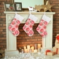 thumbnail image 7 of Coolnut Strawberry Christmas Stocking, Personalized Large Candy Stocking, Xmas Stockings Decoration Hanging Gift for Family Holiday Party Ornaments Decor Fireplace, 7 of 7