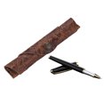 thumbnail image 3 of Estuche de cuero antiguo para bolígrafo, funda hecha a mano, funda protectora yeacher  Bolso de la pluma, 3 of 8