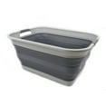 thumbnail image 5 of SAMMART Collapsible Plastic Laundry Basket - Foldable Pop Up Storage Container/Organizer - Portable Washing Tub - Space Saving Hamper/Basket, 5 of 8