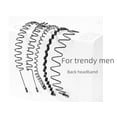 thumbnail image 5 of Diadema con ondas de hierro para hombres y mujeres, diadema deportiva invisible coreana, flequillo, horquilla rota, horquilla, 5 of 5