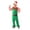 Green, variant on Farfi Christmas Onesie Costume for Kids Gingerbread Man/Santa/Green Elf Cosplay Outfit Unisex Plush Bodysuit for Halloween Christmas Carnival Festival(Green, S)