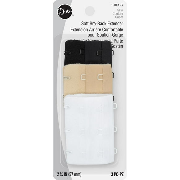 Dritz® Extenseur de soutien-gorge doux assorti - 3 pièces - 2,25"