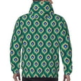 thumbnail image 7 of Daiia Peacock'S Tail for Men's Fashion Hoodies & Sweatshirts with Kangaroo Pocket Hooded Sweatshirt Breathable & Moisture Wicking-Medium, 7 of 7