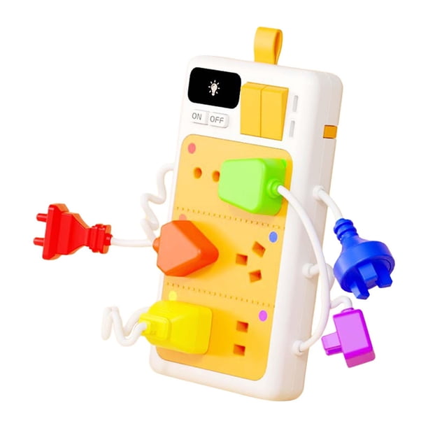 Accesorio de tablero de ocupado material de bricolaje de bricolaje de aprendizaje temprano Piezas de actividad de la junta educativa para 1 2 niñas de