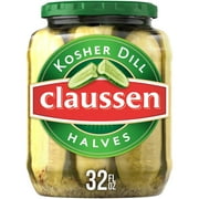 Claussen Kosher Dill Pickle Halves, 32 fl. oz. Jar