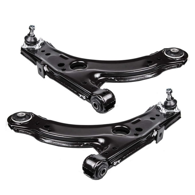 TUCAREST 2Pcs K620717 K620718 Front Right Lower Control Arm and Ball Joint Assembly Compatible With V-w MK4 Beetle Golf Jetta City Driver Passenger Side Suspension