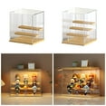thumbnail image 2 of FENOHREFE Multipurpose Clear Acrylics Display Cabinet for Collectible Figures Easy Assembly Showcase Dolls Stand Toy Models Holder, 2 of 7
