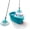 Clean Twist 2.0, variant on Leifheit Clean Twist Spin Mop and Bucket Set with Rollers | Telescopic Handle, 360° Joint, Spin-Dry System | Easy Glide Wheels | Blue