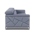 thumbnail image 5 of Titan Furnishings Modern Genuine Italian Leather Sofa in Light Blue, 5 of 8