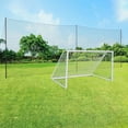 thumbnail image 4 of 10ft x 20ft Soccer Net - Single or Pair Soccer Nets | Replacement Soccer Goal Net for 10x20 Soccer Goals | White Mesh Net for Junior & Adult Soccer [Net Only], 4 of 7