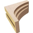 thumbnail image 6 of 4"W x 8"D x 8"H Classic Rockford Rough Cedar Woodgrain TimberThane Corbel, Primed Tan, 6 of 6