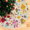 thumbnail image 5 of GZHJMY Easter Bunny Christmas Tree Skirt 36", Easter Tree Skirt Double Layers Polyester Easter Tree Skirt for Easter Holiday Party Decoration, 5 of 6