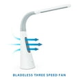 thumbnail image 6 of Turcom LED Desk Lamp with Fan | Dimmer Function | 12 Watt, 6 of 6