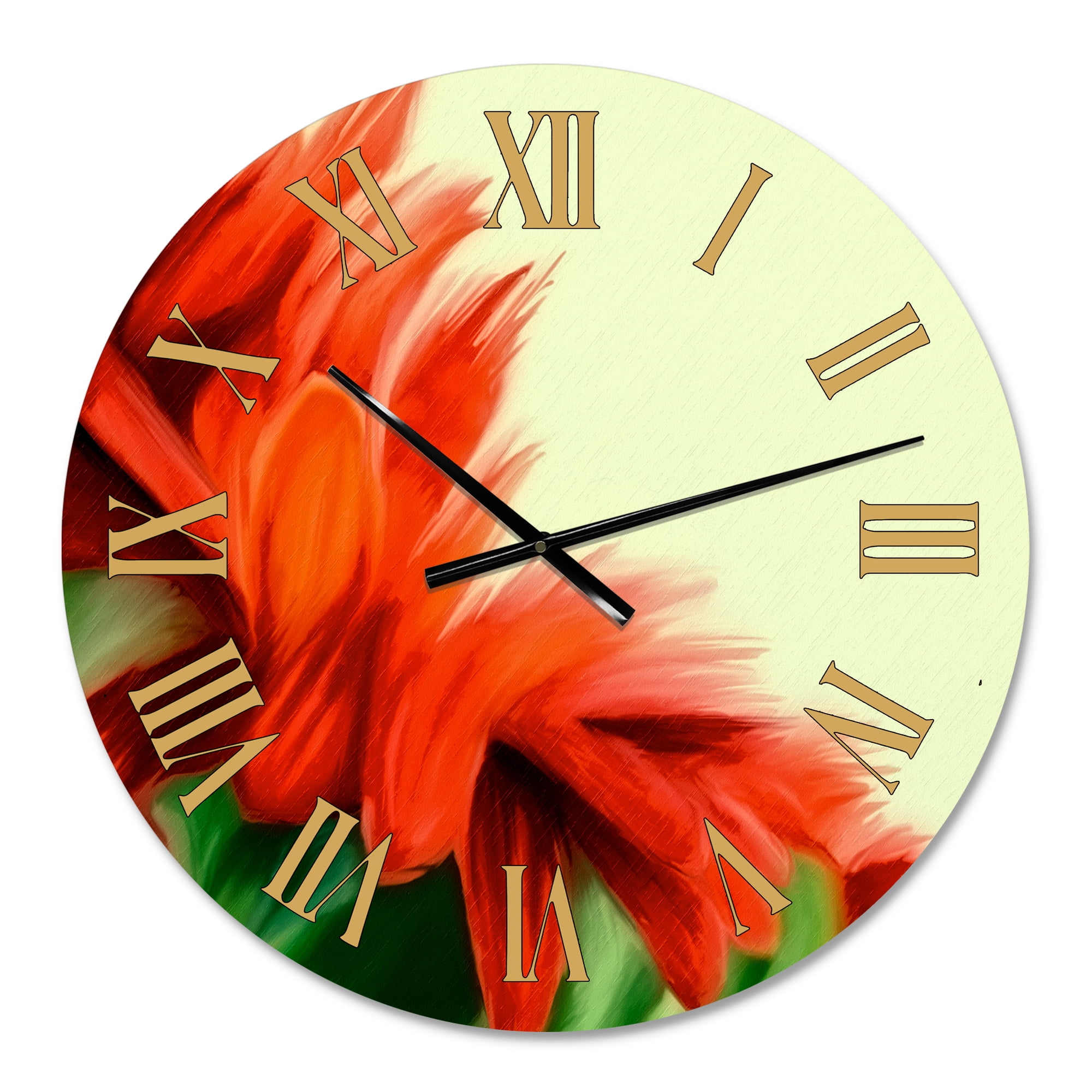 Designart 1 in Quartz Traditional Wall Clock