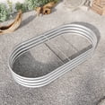 thumbnail image 6 of 2Pcs 4x2x1ft Raised Garden Bed Kit, Galvanized Planter Raised Garden Beds for Outdoor for Vegetables,Flowers &Herbs, Heavy Duty, Rust-Resistant, Easy Assembly, 6 of 6