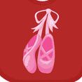 thumbnail image 4 of Inktastic Ballet Shoes, Ballet Slippers, Ballet Dance, Pink Girls Baby Bib, 4 of 4