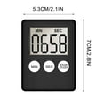 thumbnail image 2 of Kiplyki Kitchen Timer Digital Magnetic Cooking Baking LCD Count Down Up Loud Alarm Countdown Alarm Magnet Clock Sleep Clock Kitchen, 2 of 2