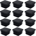 thumbnail image 1 of 40 Piezas Tapas de extremo cuadradas para muebles Tapones de tubo cuadrado de plástico Tapones de tubo de 20 mm x 20 mm Alfombrillas antideslizantes Tapones de inserción de tapa de extremo rectan, 1 of 5