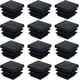 thumbnail image 1 of 40 Piezas Tapas de extremo cuadradas para muebles Tapones de tubo cuadrado de plástico Tapones de tubo de 20 mm x 20 mm Alfombrillas antideslizantes Tapones de inserción de tapa de extremo rectan, 1 of 5