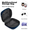 thumbnail image 4 of Constellation Sanitary Napkin Bag Period Pouch Travel Organizer Zipper Pouch Mini Zipper Pouch Storage Case, Made of Velvet Fabric, Sponge, and Oxford Cloth, 4 of 6