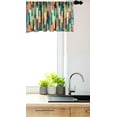 thumbnail image 3 of Ambesonne Retro Window Valance, Colorful Grunge Stripes, 54" X 12", Multicolor, 3 of 3