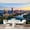 Color 1, variant on Wall Mural Peel and Stick Aerial view Madison city downtown sunset Wisconsin Self-Adhesive Wallpaper Removable Wall Decal Wall Sticker Home Decor for Living Room Bedroom 100"x144"