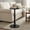 Ink Black, variant on LEDREM Round Side Table for Small Spaces, Solid Wood Leg Mid-Century Modern End Table for Living Room and Bedroom