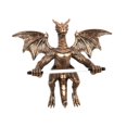 thumbnail image 4 of Escultura de resina de dragón para colgar en la pared, diseño de criatura fantástica gótica Estilo A, 4 of 9