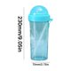 thumbnail image 2 of Botella de Plástico de 600 Ml, Transparente, Mate, Portátil, No Se Rompe Fácilmente, para Deportes Al Aire Libre, Viajes, Botella de Agua Portátil a Prueba de Fugas., 2 of 2