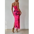 thumbnail image 2 of Vestido PRETTYGARDEN Strapless Maxi Bodycon Floral Rojo S, 2 of 7