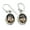 smoky-quartz, variant on Pure 925 Sterling Silver Dangle Drop Earrings For Women, Oval Black Onyx Natural Healing Gemstone Unique Handmade Jewelry For Her