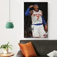 thumbnail image 4 of Carmelo Anthony Classic Action Poster Signed Posters Picture Print Canvas Poster Wall Paint Art Posters Decor Modern Home Artworks Gift 16x24inch(40x60cm), 4 of 6