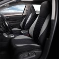 thumbnail image 3 of Front seat cover, bucket integrated front seat protector (gray), 3 of 4