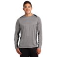 thumbnail image 1 of Camiseta de manga larga Sport-Tek® Heather Colorblock Contender™. ST361LS deporte-tek ST361LS, 1 of 1