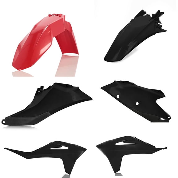 Acerbis Standard Replacement Body Kit Red/Black for Gas Gas 2872801018
