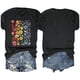 thumbnail image 4 of Camisetas de Verano de Mujer Pequeña Flor Impresa Cuello Redondo Manga Corta Superior, Verano Superior de las Mujeres, 4 of 8
