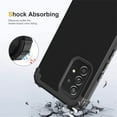 thumbnail image 5 of JTCASES for Samsung Galaxy A52 5G Case, Drop Resistant Corners, Wireless Charging, Heavy Duty Shockproof Hybrid Hard PC Bumper, Camera Protection, Skin-feel Anti-scratch Tough Cover, Black, 5 of 8