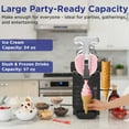 thumbnail image 3 of Magnavox Home Ice Cream & Frozen Slush Drink Maker, Black, 3 of 16
