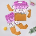 thumbnail image 2 of Ludearly Outfits For Girls Ice Print Long Sleeve Pajama Set Sleepwear For Kids Loungewear Home Sweet Girl Clothes, 2 of 4