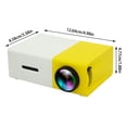 thumbnail image 2 of Smart Projector Portable 6000 L Umens LED Mini Projector 1080P Home T Heater Video Projector Suitable for Outdoor Recreation and Home T Heaters, 2 of 8