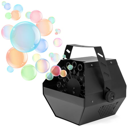 Best Choice Products Portable Indoor Outdoor Professional Metal Automatic Bubble Machine Blower w/ High Output - Black
