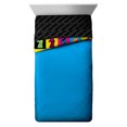 thumbnail image 5 of Fortnite Neon Warhol Black 4 Piece Twin Bed Set, 100% Microfiber, 5 of 9