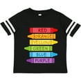 thumbnail image 3 of Inktastic Colored Crayons Boys or Girls Toddler T-Shirt, 3 of 5