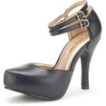 thumbnail image 1 of Dream Pairs Women's Classy Mary Jane Double Ankle Strap Almond Toe High Heel Dress Shoes Office-02, 1 of 3