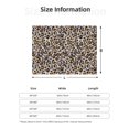 thumbnail image 2 of Throw Blanket for Couch, Leopard Super Soft Fuzzy Comfy Warm Throw Blanket, Cuteness Lightweight Cozy Plush Flannel Blanket & Throws for Sofa and Bed All Season, 2 of 5