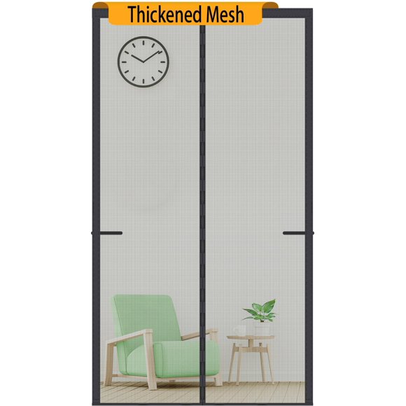 Puerta mosquitera magnética Odocovo 36x80 in de malla gruesa
