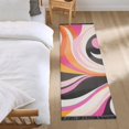 thumbnail image 3 of Yayeee Runner Rug for Bedroom 2'x6' Machine Washable Hallway Non Slip Mat, Swirling Circles, 3 of 8