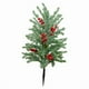 thumbnail image 5 of Árbol artificial de Navidad para jardín, decoración de estacas, planta artificial para jardín. Bayas rojas verdes, 5 of 9